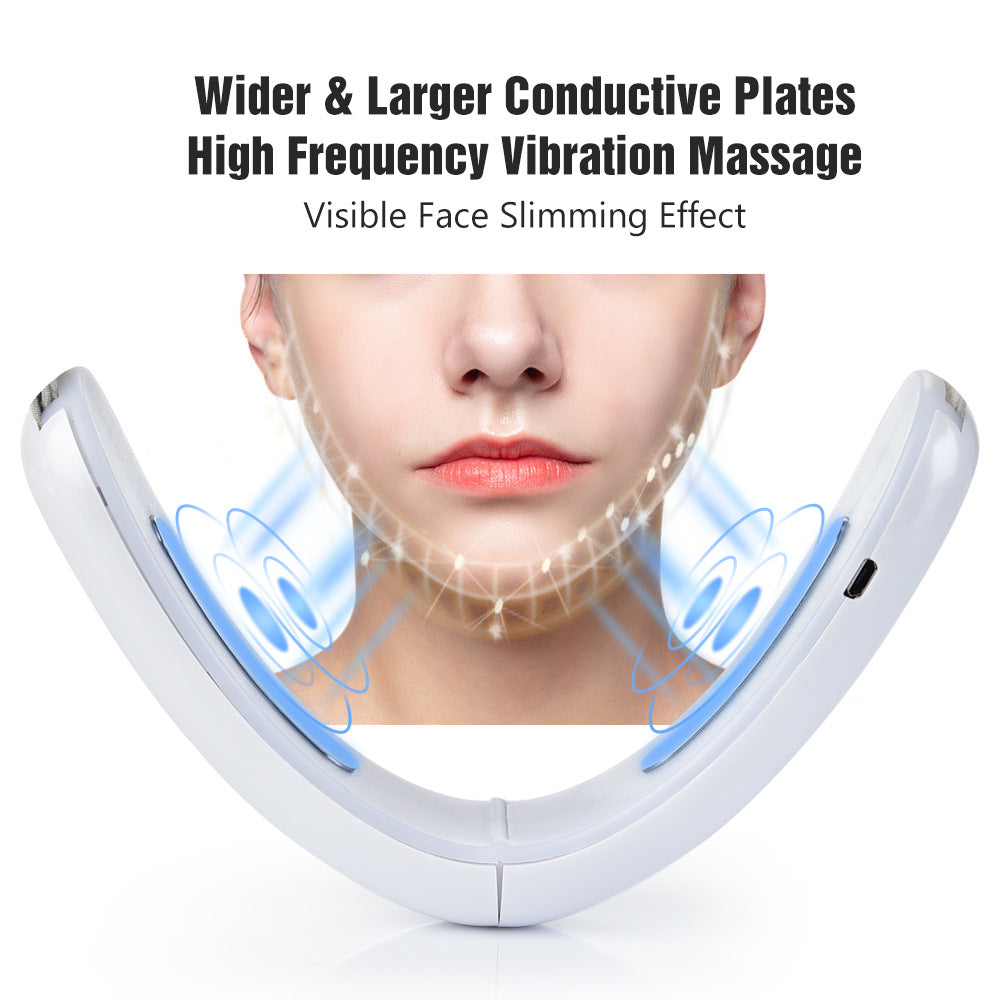 EMS Micro-Current IPL Face Lifting & Firming Device – V-Face Vibration Beauty Tool